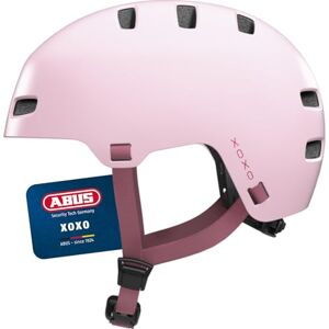 ABUS XOXO Bicycle Helmet City Helmet in Skater Look Helmet for Skateboard, Bike, Scooter with Optimised Chin Pad for Teenagers and Adults Size S, Pink ABUS XOXO Bicycle Helmet City Helmet in Skater Look Helmet for Skateboard, Bike, Scooter with Optimised Chin Pad for Teenagers and Adults Size S, Pink