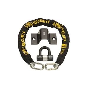 Burg-Wächter Burg-Wachter 1M 12mm Sold Bike Security Chain Ground Anchor Diamond Lock, Black Burg-Wächter Burg-Wachter 1M 12mm Sold Bike Security Chain Ground Anchor Diamond Lock, Black