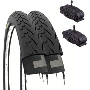 ECOVELO 2 TYRES 700x35C + AMERICAN VALVE INNER TUBES FOR CITY BIKE TREKKING 700 X 35 28 1 5/8 3/8 ECOVELO 2 TYRES 700x35C + AMERICAN VALVE INNER TUBES FOR CITY BIKE TREKKING 700 X 35 28 1 5/8 3/8