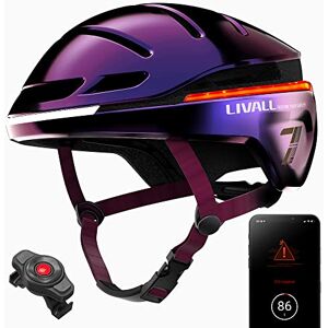 LIVALL EVO21 Smart Cycle Helmet with Smart Lighting, 360 Degree Visibility, Fall Detection and SOS Alert, Ultraviolet, L (58-62cm) LIVALL EVO21 Smart Cycle Helmet with Smart Lighting, 360 Degree Visibility, Fall Detection and SOS Alert, Ultraviolet, L (58-62cm)