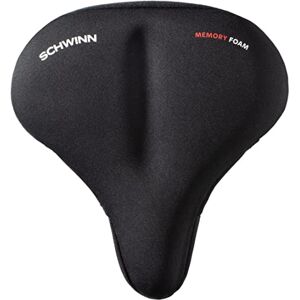 Schwinn Comfort Bike Cruiser Seat Cover, Memory Foam Padding Dual Strap, Fits Cruiser Bikes and Wider Saddles Schwinn Comfort Bike Cruiser Seat Cover, Memory Foam Padding Dual Strap, Fits Cruiser Bikes and Wider Saddles