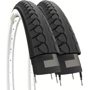 ECOVELO Ecovelò 1.50 (40-559) B/W Slick Tires Mtb Mountain Bike, 2 Tires 26 X Unisex Adult, White Black, One Size ECOVELO Ecovelò 1.50 (40-559) B/W Slick Tires Mtb Mountain Bike, 2 Tires 26 X Unisex Adult, White Black, One Size