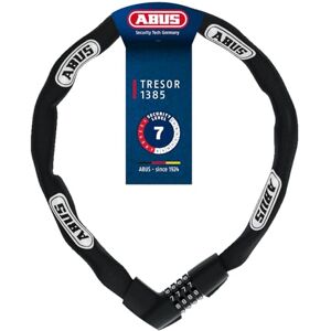ABUS chain lock Tresor 1385 Combination lock made of hardened steel 7 mm strong square chain security level 7 85 cm Orange ABUS chain lock Tresor 1385 Combination lock made of hardened steel 7 mm strong square chain security level 7 85 cm Orange