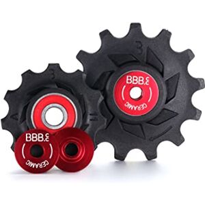 BBB Cycling Derailleur Pulley Ceramic 11-Teeth and 13-Teeth Rear Shimano 11-Speed Jockey Wheels Roller Urban Road Bike MTB Bicycle RollerBoys Ceramic BDP-18, Black, One Size BBB Cycling Derailleur Pulley Ceramic 11-Teeth and 13-Teeth Rear Shimano 11-Speed Jockey Wheels Roller Urban Road Bike MTB Bicycle RollerBoys Ceramic BDP-18, Black, One Size