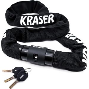 KRASER KR620 Bike Chain Lock, Heavy Duty ø6mm/0.23in Steel Links, Security Lock, Rotating Cover, Lightweight, Anti Theft for Bicycle, Motorcycle Electric Scooter, Ebike, Containers, Gates, 120cm/3.9ft KRASER KR620 Bike Chain Lock, Heavy Duty ø6mm/0.23in Steel Links, Security Lock, Rotating Cover, Lightweight, Anti Theft for Bicycle, Motorcycle Electric Scooter, Ebike, Containers, Gates, 120cm/3.9ft