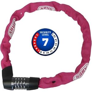 ABUS chain lock Tresor 1385 combination lock made of hardened steel 7 mm thick square chain security level 7 85 cm coral ABUS chain lock Tresor 1385 combination lock made of hardened steel 7 mm thick square chain security level 7 85 cm coral