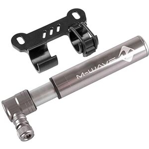 M-Wave Air Midget Mini Pump Silver, 120mm M-Wave Air Midget Mini Pump Silver, 120mm