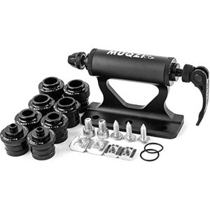 MUQZI Bike Fork Mount, Upgraded Quick Release Thru Axle Bicycle Fork Rack Block with 4 Adapters for Car Trucks Vans SUV Transport and Storage, Black MUQZI Bike Fork Mount, Upgraded Quick Release Thru Axle Bicycle Fork Rack Block with 4 Adapters for Car Trucks Vans SUV Transport and Storage, Black