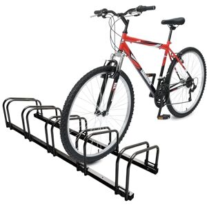 VOUNOT ® 5 Bike Stand Floor or Wall Mounted Bike Rack for Garage Bicycle Parking Rack Cycle Storage Locking Stand, Black VOUNOT ® 5 Bike Stand Floor or Wall Mounted Bike Rack for Garage Bicycle Parking Rack Cycle Storage Locking Stand, Black