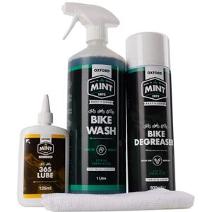 Oxford Mint Cycle Clean & Lube Kit (OC501). Bicycle Cleaning and Chain Care Set. Oxford Mint Cycle Clean & Lube Kit (OC501). Bicycle Cleaning and Chain Care Set.