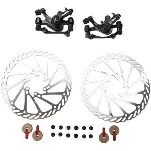 Clarks CMD-21 Mechanical Disc Brake Calipers - Black - Front 160mm, Rear 140mm - Mechanical Disc Brake Calipers Clarks CMD-21 Mechanical Disc Brake Calipers - Black - Front 160mm, Rear 140mm - Mechanical Disc Brake Calipers