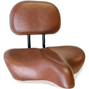 sixthreezero Super Max Bike Seat with Back Rest, Comfortable Bicycle Saddle Extra Large Wide Super Max Cushion Comfort Seat for Men and Women, Brown sixthreezero Super Max Bike Seat with Back Rest, Comfortable Bicycle Saddle Extra Large Wide Super Max Cushion Comfort Seat for Men and Women, Brown