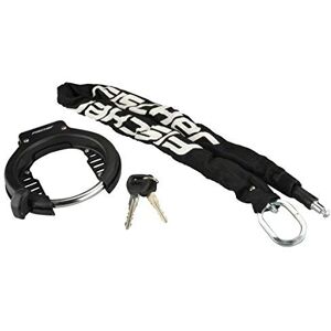 fischer Frame Ring Lock Link Chain Lock – Black, Medium, 86501 fischer Frame Ring Lock Link Chain Lock – Black, Medium, 86501