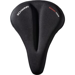 Schwinn Comfort Bike Sport Seat Cover, Sport Memory Foam Padding Dual Strap, Fits Most Seats for Standard or Stationary Bikes Schwinn Comfort Bike Sport Seat Cover, Sport Memory Foam Padding Dual Strap, Fits Most Seats for Standard or Stationary Bikes