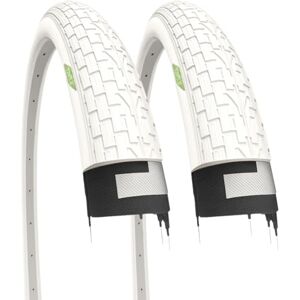 ECOVELO 2 White Tyres 20 x 1.95 (50-406) Slick Road Tyres for BMX, City Bike, Children, 20 Inch Bicycle ECOVELO 2 White Tyres 20 x 1.95 (50-406) Slick Road Tyres for BMX, City Bike, Children, 20 Inch Bicycle