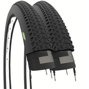 ECOVELO TYRES 26 X 1.95 (50-559) Rubber Tires Mountain Bike Adult Bicycle MTB Mountain, 2 Unisex Kids, Black, 26 ECOVELO TYRES 26 X 1.95 (50-559) Rubber Tires Mountain Bike Adult Bicycle MTB Mountain, 2 Unisex Kids, Black, 26