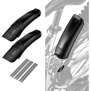BEENOPT 2 PCs Universal Mountain Bike Fender, MTB Bicycle Fenders Rear + Front Mountain Bike Mud Guard Set, 14.37" Length 3.15" Width BEENOPT 2 PCs Universal Mountain Bike Fender, MTB Bicycle Fenders Rear + Front Mountain Bike Mud Guard Set, 14.37" Length 3.15" Width