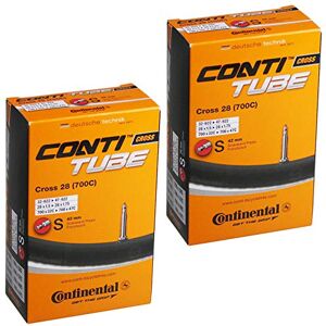 Continental Cross 28 700 x 32-42c Bike Inner Tubes Presta 42mm Valve (Pair) Continental Cross 28 700 x 32-42c Bike Inner Tubes Presta 42mm Valve (Pair)