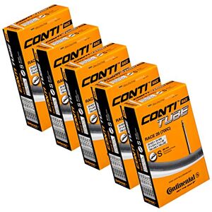 Continental Race 28 700 x 20-25c Inner Tubes Long Presta 80mm Long Valve (Pack of 5),Black Continental Race 28 700 x 20-25c Inner Tubes Long Presta 80mm Long Valve (Pack of 5),Black