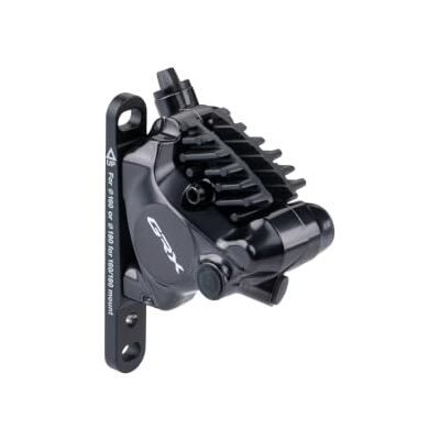 Shimano Shimano GRX 820 Flat Mount Brake Caliper - Black - Brake Type: Hydraulic, Model: BR-RX820, Color: Black Shimano Shimano GRX 820 Flat Mount Brake Caliper - Black - Brake Type: Hydraulic, Model: BR-RX820, Color: Black