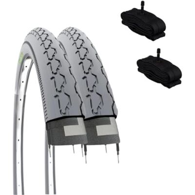 ECOVELO - ECOVELO 2 24x1 3/8 37-540 - Grey - Tyre ECOVELO - ECOVELO 2 24x1 3/8 37-540 - Grey - Tyre
