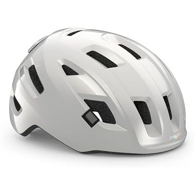 Met E-MOB Blanc S (52/56 cm) Helmet - Urban Style Safety Gear Met E-MOB Blanc S (52/56 cm) Helmet - Urban Style Safety Gear