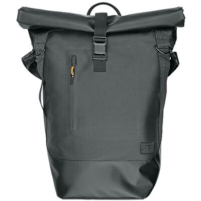 SKS GERMANY Infinity Urban Sidebag Pannier Rack Bag (Bicycle Bag, Side Pocket for Pannier Rack, Waterproof, Laptop Compartment, Roll Top, Reflective Strips, Can Also Be Used as a Shoulder Bag) SKS GERMANY Infinity Urban Sidebag Pannier Rack Bag (Bicycle Bag, Side Pocket for Pannier Rack, Waterproof, Laptop Compartment, Roll Top, Reflective Strips, Can Also Be Used as a Shoulder Bag)