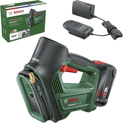 Bosch Universal Pump 18V - Compact Wireless Inflator for Tires, Balls, Large Objects Bosch Universal Pump 18V - Compact Wireless Inflator for Tires, Balls, Large Objects