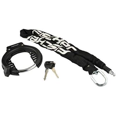 FISCHER 86501 Bike Lock with Chain - Black FISCHER 86501 Bike Lock with Chain - Black