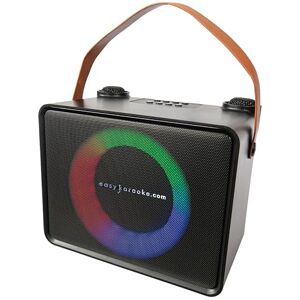 EASY KARAOKE EKS700 Digital Bluetooth Karaoke Speaker with 2 Wireless Microphones, LED Lights, Voice Changer, Compatible with PC, Mac, iPhone and Android devices EASY KARAOKE EKS700 Digital Bluetooth Karaoke Speaker with 2 Wireless Microphones, LED Lights, Voice Changer, Compatible with PC, Mac, iPhone and Android devices