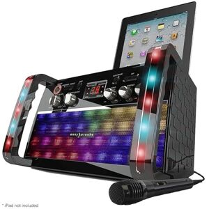 EASY KARAOKE EKS213-BT Bluetooth CD+CDG Karaoke Disco Party Machine with LED Lights, Built in Speaker and 1 Microphone EASY KARAOKE EKS213-BT Bluetooth CD+CDG Karaoke Disco Party Machine with LED Lights, Built in Speaker and 1 Microphone