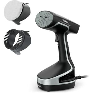 Tefal Access Steam Force Handheld Clothes Steamer, Powerful 90g/min Steam Boost, Ready To Use In 25 Seconds, Black And Silver, DT8250 Tefal Access Steam Force Handheld Clothes Steamer, Powerful 90g/min Steam Boost, Ready To Use In 25 Seconds, Black And Silver, DT8250
