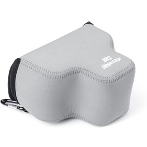 MegaGear Neoprene Camera Case for Sony Alpha a7C Mark II (28-60mm) Stylish and Protective Digital Photography Bag (Gray) MegaGear Neoprene Camera Case for Sony Alpha a7C Mark II (28-60mm) Stylish and Protective Digital Photography Bag (Gray)