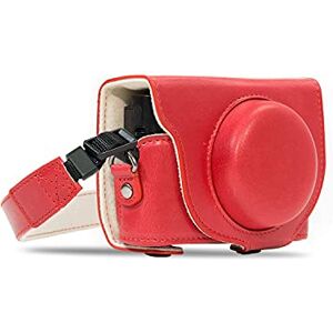 MegaGear MG1139 Sony Cyber-shot DSC-RX100 VI, DSC-RX100 V, DSC-RX100 IV, DSC-RX100 III Ever Ready Leather Camera Case with Strap Red MegaGear MG1139 Sony Cyber-shot DSC-RX100 VI, DSC-RX100 V, DSC-RX100 IV, DSC-RX100 III Ever Ready Leather Camera Case with Strap Red