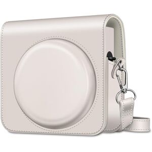 FINTIE Case for Fujifilm Instax Square SQ1 / Instax Square SQ40 Instant Camera Premium Protective Travel Camera Case Cover with Removable Straps, White FINTIE Case for Fujifilm Instax Square SQ1 / Instax Square SQ40 Instant Camera Premium Protective Travel Camera Case Cover with Removable Straps, White