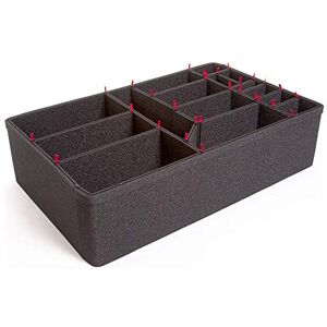 PELI 1650 TrekPak Divider Set, Original Protector Case Accessory, Compatible 1650, Colour: Black PELI 1650 TrekPak Divider Set, Original Protector Case Accessory, Compatible 1650, Colour: Black