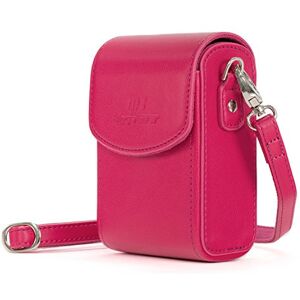 MegaGear MG1254 Panasonic Lumix DC-ZS70, DC-TZ90, DMC-LX10, DMC-ZS60, DMC-TZ80, DMC-ZS100, TZ100, TZ101 Leather Camera Case with Strap Hot Pink MegaGear MG1254 Panasonic Lumix DC-ZS70, DC-TZ90, DMC-LX10, DMC-ZS60, DMC-TZ80, DMC-ZS100, TZ100, TZ101 Leather Camera Case with Strap Hot Pink