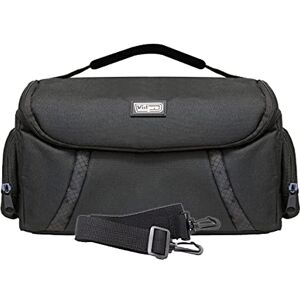Vidpro DSLR and Video Camera Gadget Bag Large Protective Case with Padded Dividers, Handle and Shoulder Strap Fits 1-2 DSLR Cameras, 4 Lenses and Accessories Vidpro DSLR and Video Camera Gadget Bag Large Protective Case with Padded Dividers, Handle and Shoulder Strap Fits 1-2 DSLR Cameras, 4 Lenses and Accessories