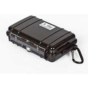 PELI 1040 Micro Case to Protect Small Belongings, IP67 Watertight, 2L Capacity, Made in US, Black/Black Liner PELI 1040 Micro Case to Protect Small Belongings, IP67 Watertight, 2L Capacity, Made in US, Black/Black Liner