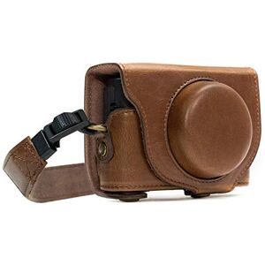 MegaGear MG589 Sony Cyber-shot DSC-RX100 VI, DSC-RX100 V, DSC-RX100 IV Ever Ready Leather Camera Case with Strap Dark Brown MegaGear MG589 Sony Cyber-shot DSC-RX100 VI, DSC-RX100 V, DSC-RX100 IV Ever Ready Leather Camera Case with Strap Dark Brown
