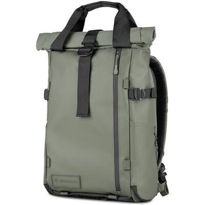 WANDRD PRVKE Backpack: Travel & Camera Bag for Creators, Zip, Pocket, or Rolltop Access – Bag Only or Bundle, Wasatch Green, 31L (Bag Only), Rolltop WANDRD PRVKE Backpack: Travel & Camera Bag for Creators, Zip, Pocket, or Rolltop Access – Bag Only or Bundle, Wasatch Green, 31L (Bag Only), Rolltop