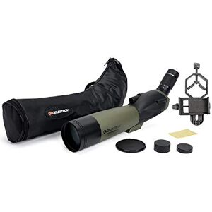 Celestron – Ultima 80 Angled Spotting Scope – 20-60x Zoom Eyepiece – Multi-coated Optics for Bird Watching, Wildlife, Scenery and Hunting – includes Soft Carrying Case and Smartphone Adapter Celestron – Ultima 80 Angled Spotting Scope – 20-60x Zoom Eyepiece – Multi-coated Optics for Bird Watching, Wildlife, Scenery and Hunting – includes Soft Carrying Case and Smartphone Adapter