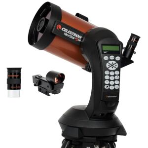 Celestron 11036 NexStar 5SE Computerised Schmidt-Cassegrain Telescope with Automated GoTo Mount, SkyAlign Technology and Steel Tripod, Black/Orange Celestron 11036 NexStar 5SE Computerised Schmidt-Cassegrain Telescope with Automated GoTo Mount, SkyAlign Technology and Steel Tripod, Black/Orange