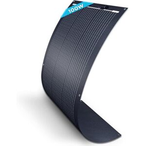 Renogy 100W Flexible Solar Panel, 12 Volt Semi-Flexible Solar Panels Bendable Mono Off-Grid Solar Power PV Panel for Marine, Motorhome, Cabin, Van, Car and Uneven Surfaces Renogy 100W Flexible Solar Panel, 12 Volt Semi-Flexible Solar Panels Bendable Mono Off-Grid Solar Power PV Panel for Marine, Motorhome, Cabin, Van, Car and Uneven Surfaces