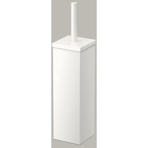 Gatco Toilet Brush Holder, Stainless Steel, Matte White, 14.63" H Gatco Toilet Brush Holder, Stainless Steel, Matte White, 14.63" H