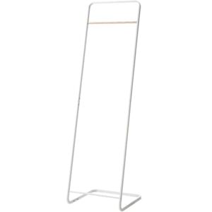 YAMAZAKI 7671 TOWER Coat Hanger, white, Steel/Wood, Minimalist, 40 x 40 x 140 cm YAMAZAKI 7671 TOWER Coat Hanger, white, Steel/Wood, Minimalist, 40 x 40 x 140 cm