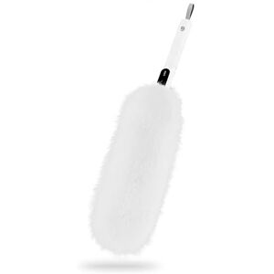 Swan Elevate Ultra-Fine Microfibre 2-in-1 Duster, Flat & Tubular Modes for Versatile Cleaning, Super Soft Washable & Reusable Head with Hanging Loop, White SWFC2005WHTN Swan Elevate Ultra-Fine Microfibre 2-in-1 Duster, Flat & Tubular Modes for Versatile Cleaning, Super Soft Washable & Reusable Head with Hanging Loop, White SWFC2005WHTN