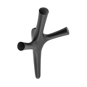 GTV WALENCIA Coat Hook Surface: Matte Black Exterior: 164 x 107 x 58 mm Coat Hooks for Door, Bathroom, Kitchen, Hallway, Office, DIY Metal Hooks, Coat Hooks, Hat Hooks, Wall Hooks GTV WALENCIA Coat Hook Surface: Matte Black Exterior: 164 x 107 x 58 mm Coat Hooks for Door, Bathroom, Kitchen, Hallway, Office, DIY Metal Hooks, Coat Hooks, Hat Hooks, Wall Hooks