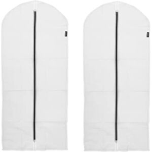 Brabantia Clothes Cover L Protective Clothes Bag Wardrobe Storage Clothes Rack Organiser Transparent Hanging Bag Suitable for Coats & Dresses Set of 2 White 60 x 135 cm Brabantia Clothes Cover L Protective Clothes Bag Wardrobe Storage Clothes Rack Organiser Transparent Hanging Bag Suitable for Coats & Dresses Set of 2 White 60 x 135 cm