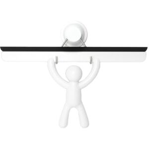 Wintem White Polypropylene Glass Squeegee - Wall Mount 24 x 14 cm - Glass & Mirror Cleaning Wintem White Polypropylene Glass Squeegee - Wall Mount 24 x 14 cm - Glass & Mirror Cleaning